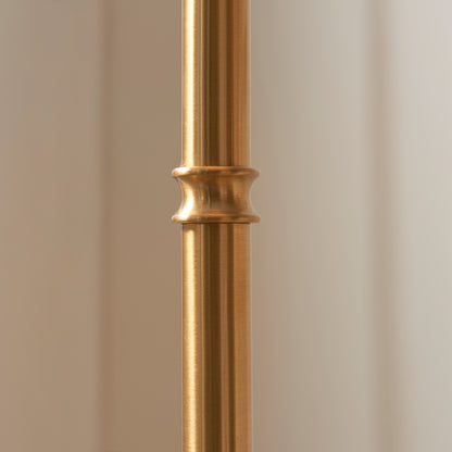 Burley Rechargeable Floor Lamp Base Aged Brass – Brass
