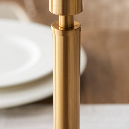 Upton Rechargeable Table Lamp Base Brushed Brass – Brass