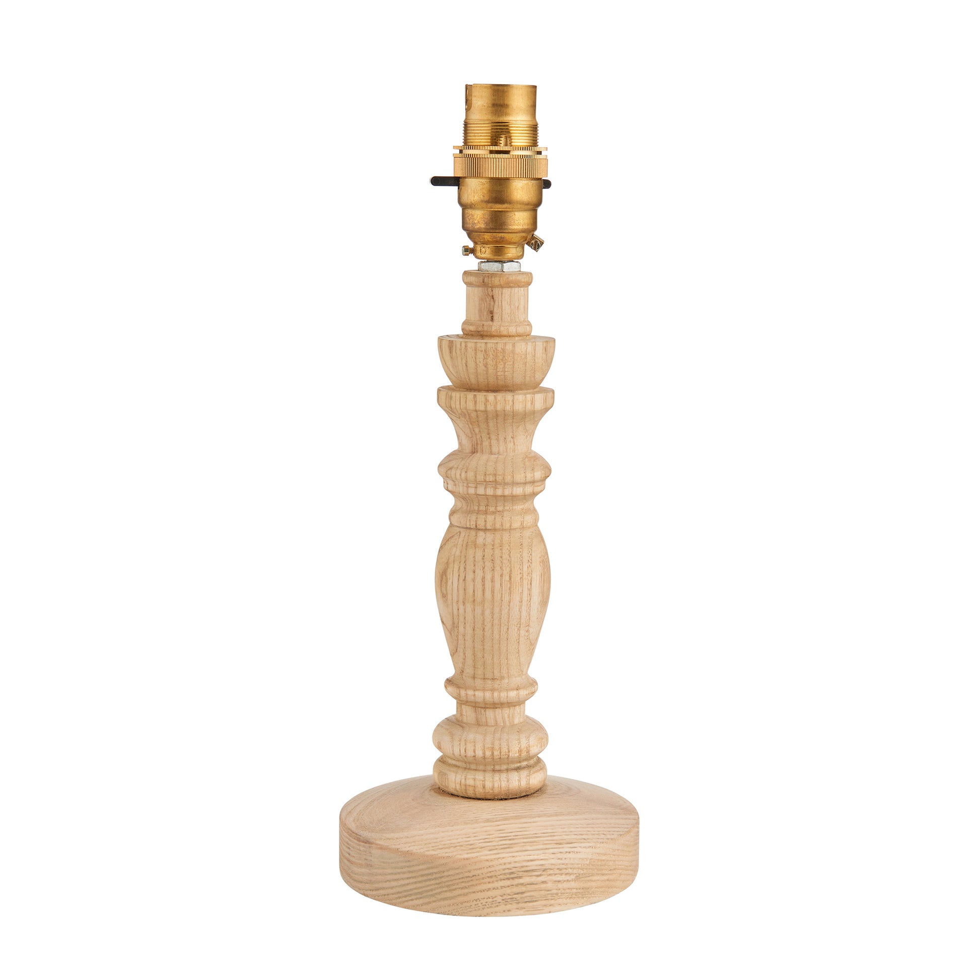 Bibury Table Lamp Base Natural Ash – Natural