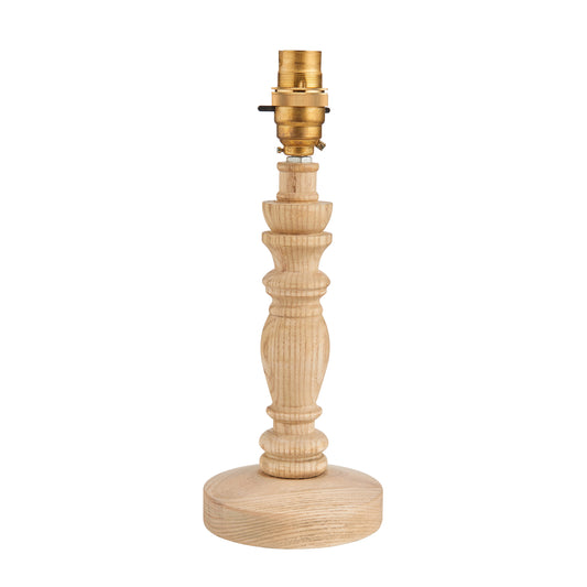 Bibury Table Lamp Base Natural Ash – Natural
