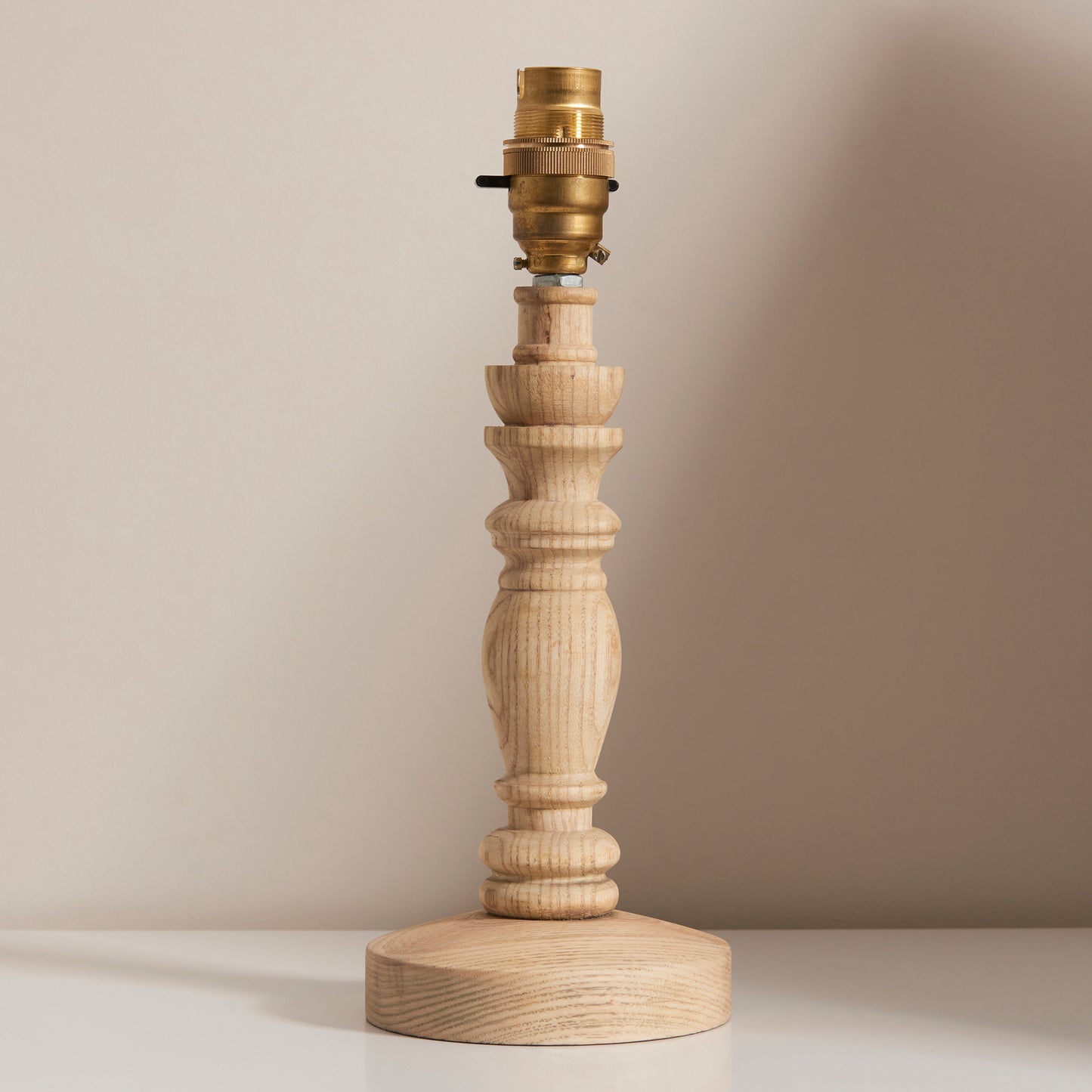 Bibury Table Lamp Base Natural Ash – Natural