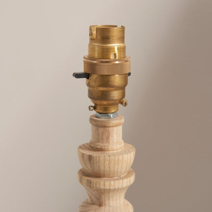 Bibury Table Lamp Base Natural Ash – Natural