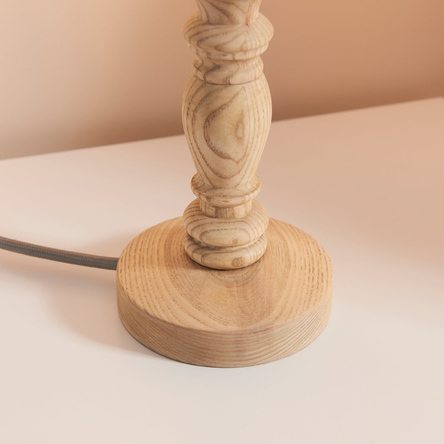 Bibury Table Lamp Base Natural Ash – Natural