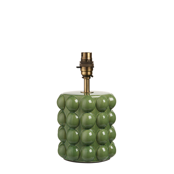 Bobble Table Lamp Base Olive Green Glaze