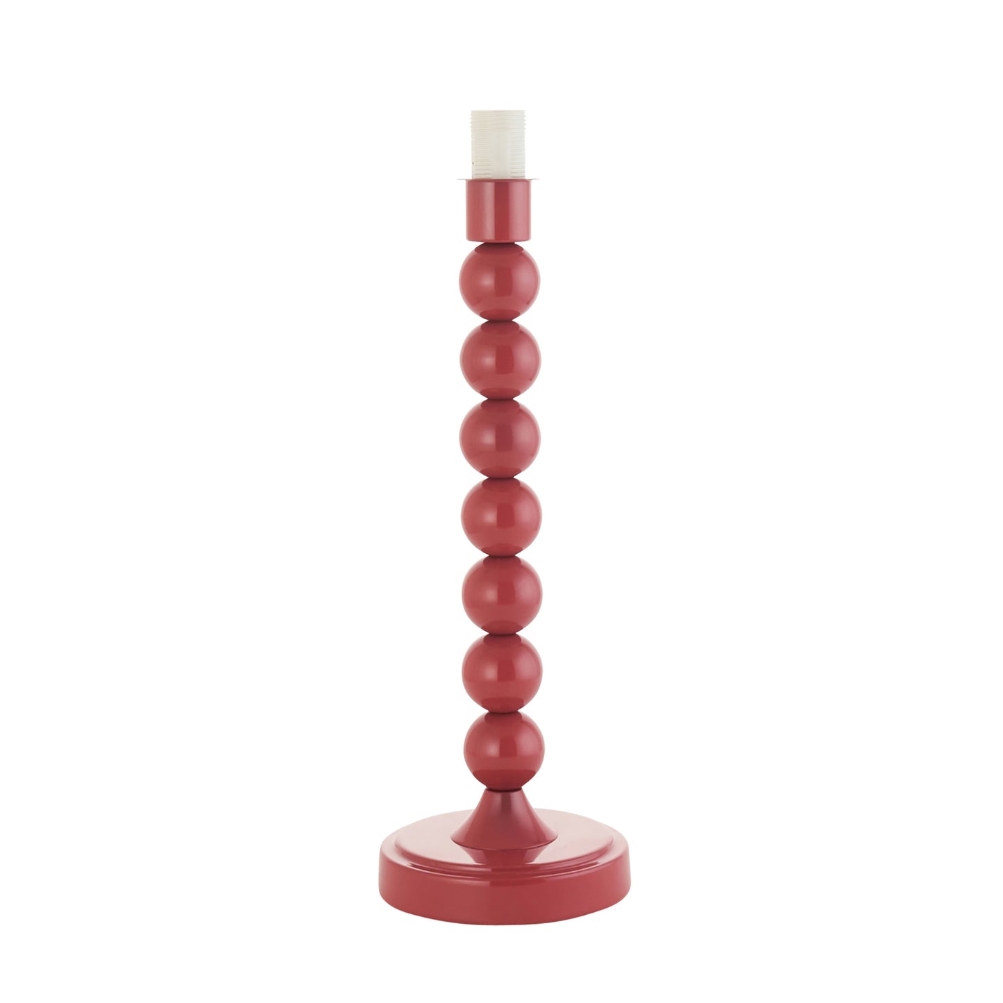 Higgledy Table Lamp Base Gloss Pink Clay Paint – Pink