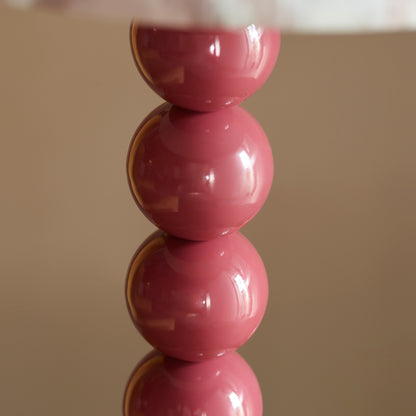 Higgledy Table Lamp Base Gloss Pink Clay Paint – Pink