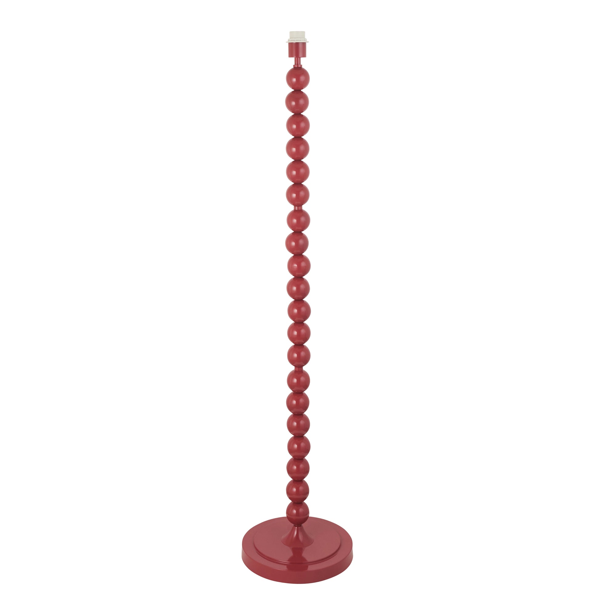 Higgledy Floor Lamp Base Gloss Pink Clay Paint – Pink