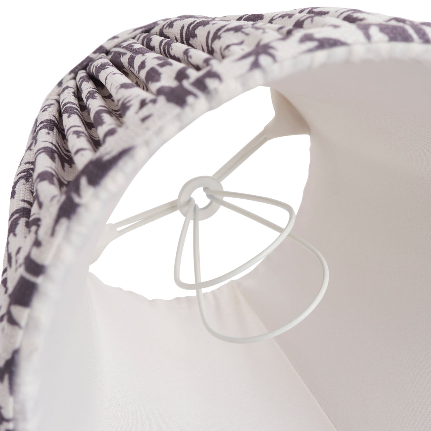 Leaf Shade Pearl Grey Fabric 122x85x160mm – Grey