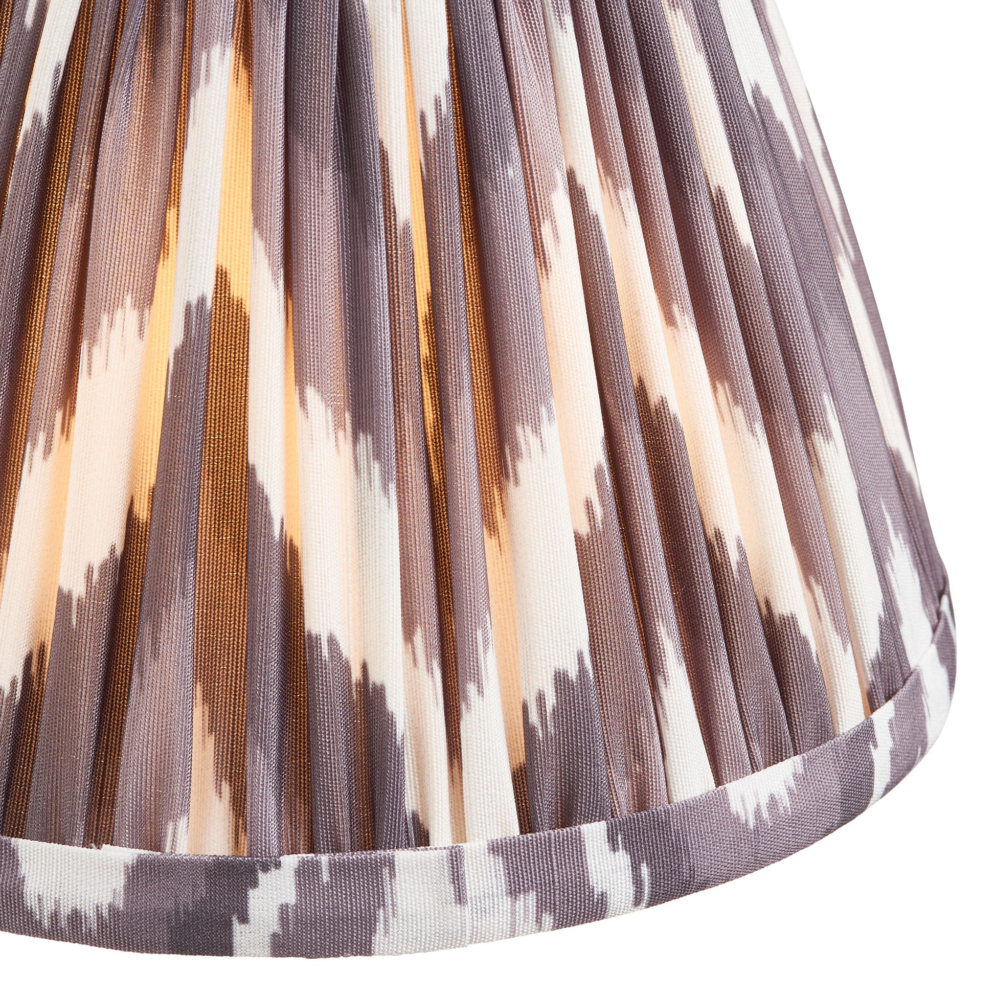 Zigzag Shade Pearl Grey Fabric 122x85x160mm – Grey