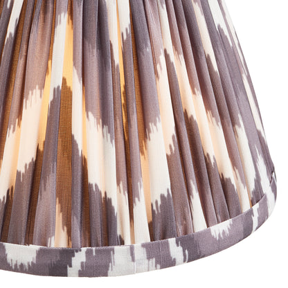 Zigzag Shade Pearl Grey Fabric 122x85x160mm – Grey