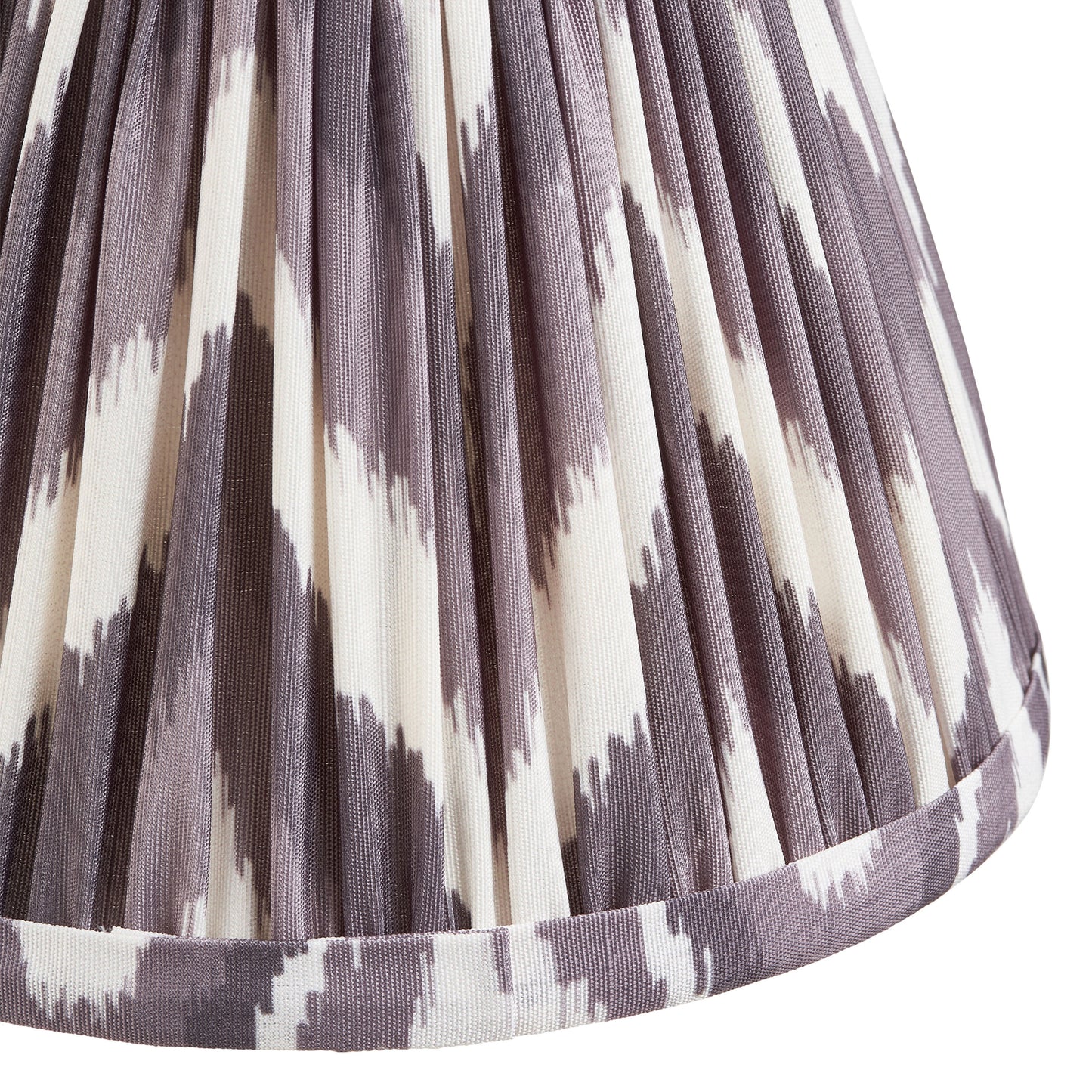 Zigzag Shade Pearl Grey Fabric 122x85x160mm – Grey