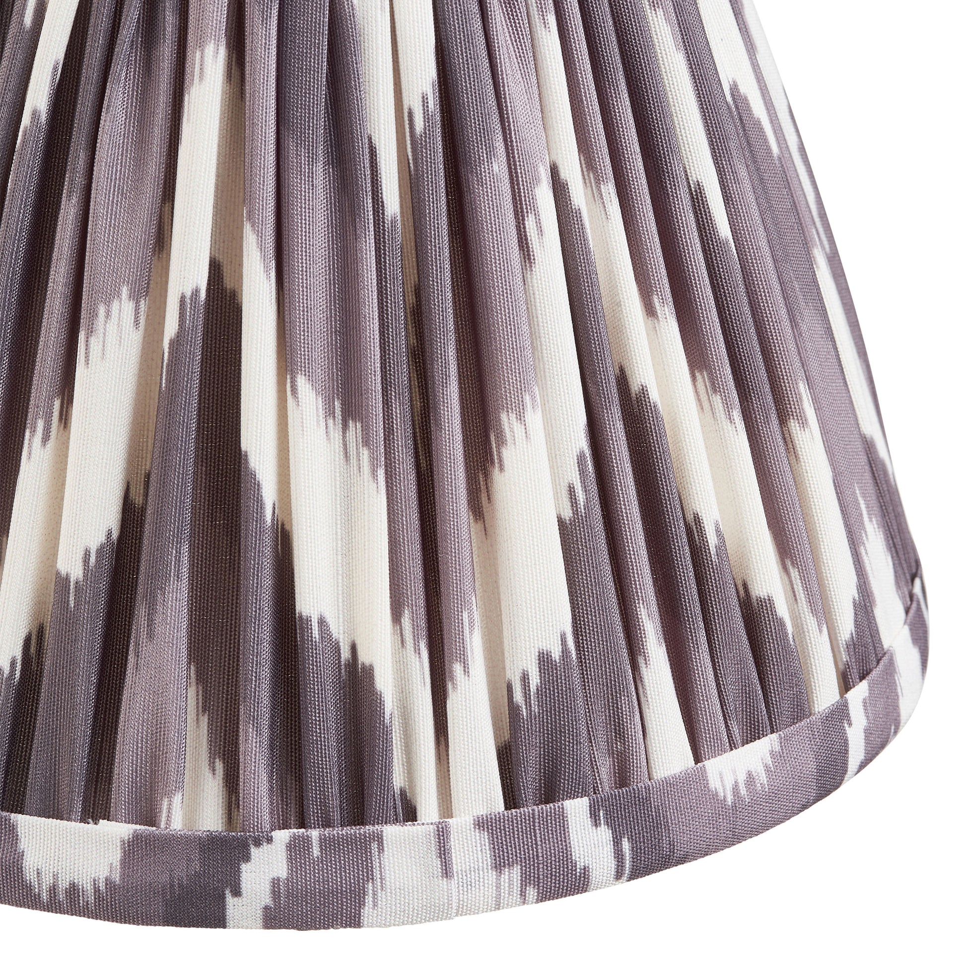 Zigzag Shade Pearl Grey Fabric 122x85x160mm – Grey