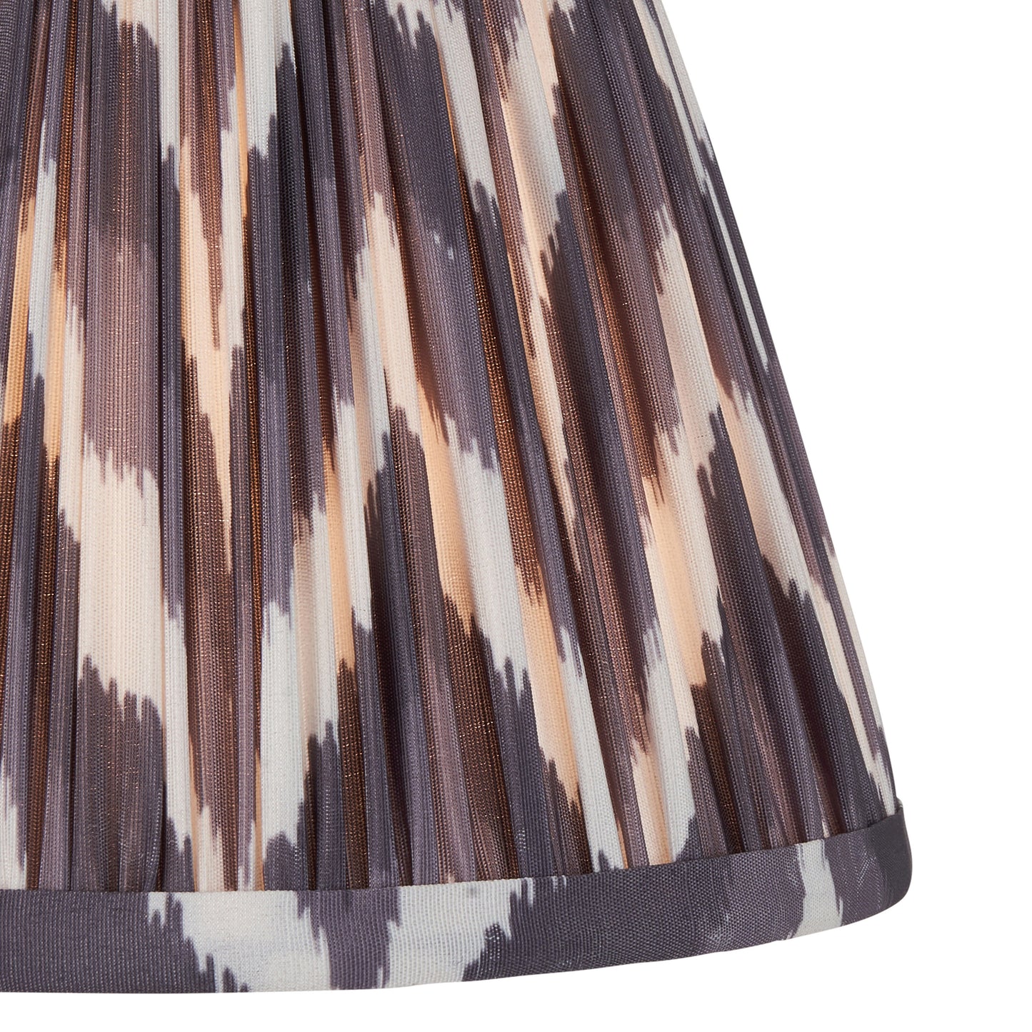 Zigzag Shade Pearl Grey Fabric 145x118x200mm – Grey