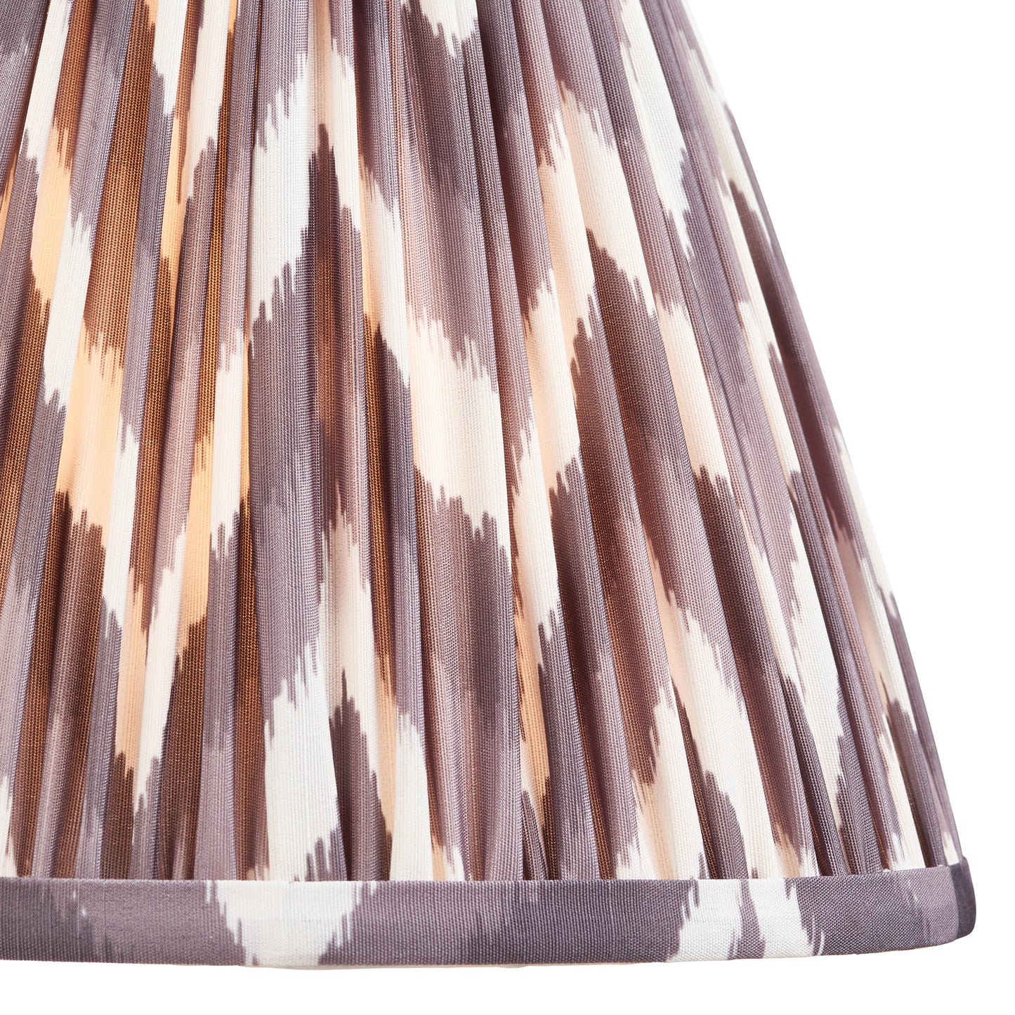 Zigzag Shade Pearl Grey Fabric 185x125x250mm – Grey