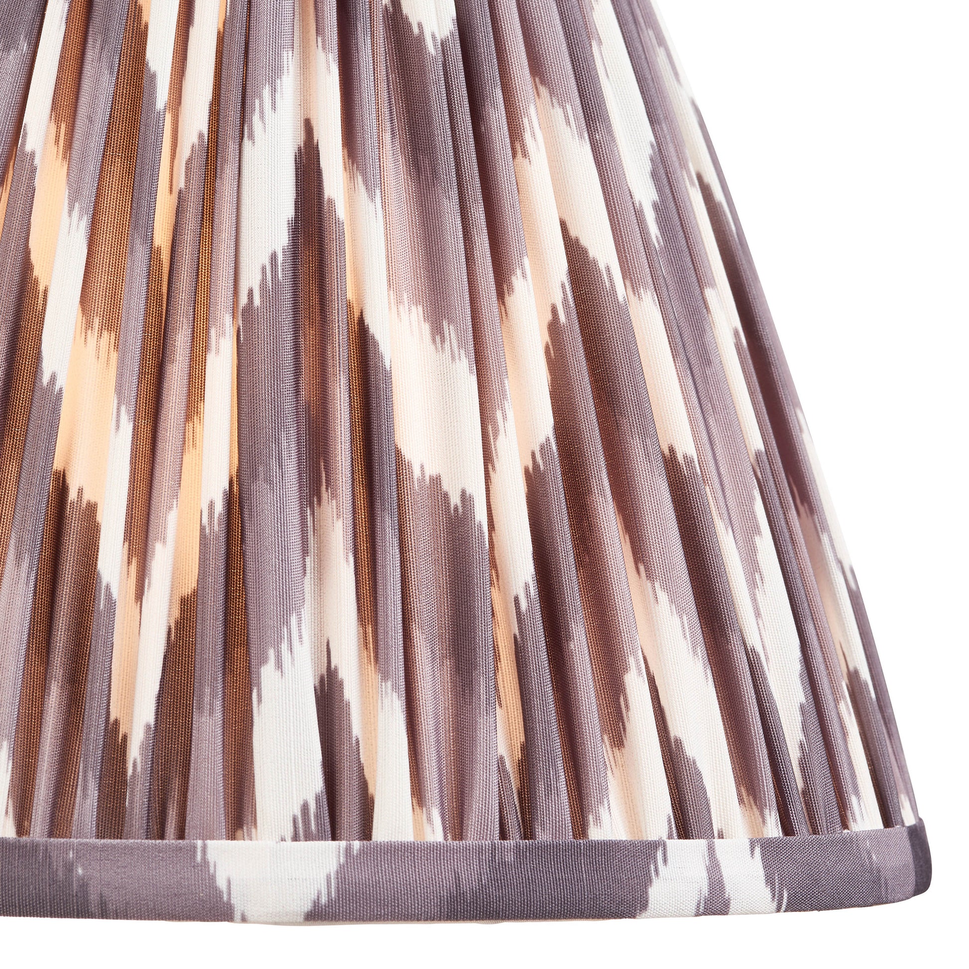 Zigzag Shade Pearl Grey Fabric 185x125x250mm – Grey