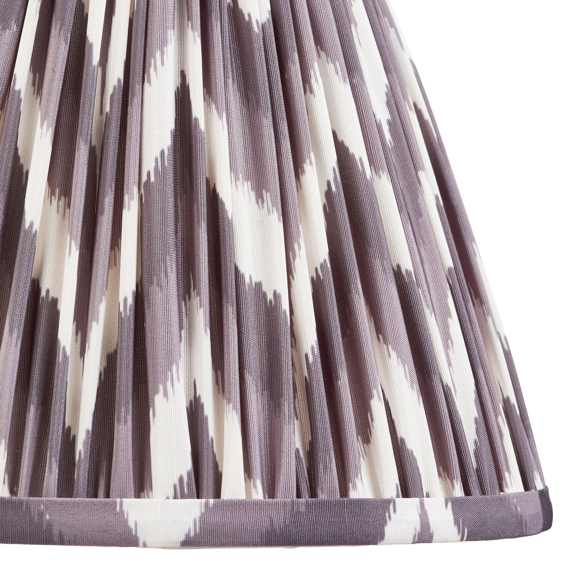 Zigzag Shade Pearl Grey Fabric 185x125x250mm – Grey