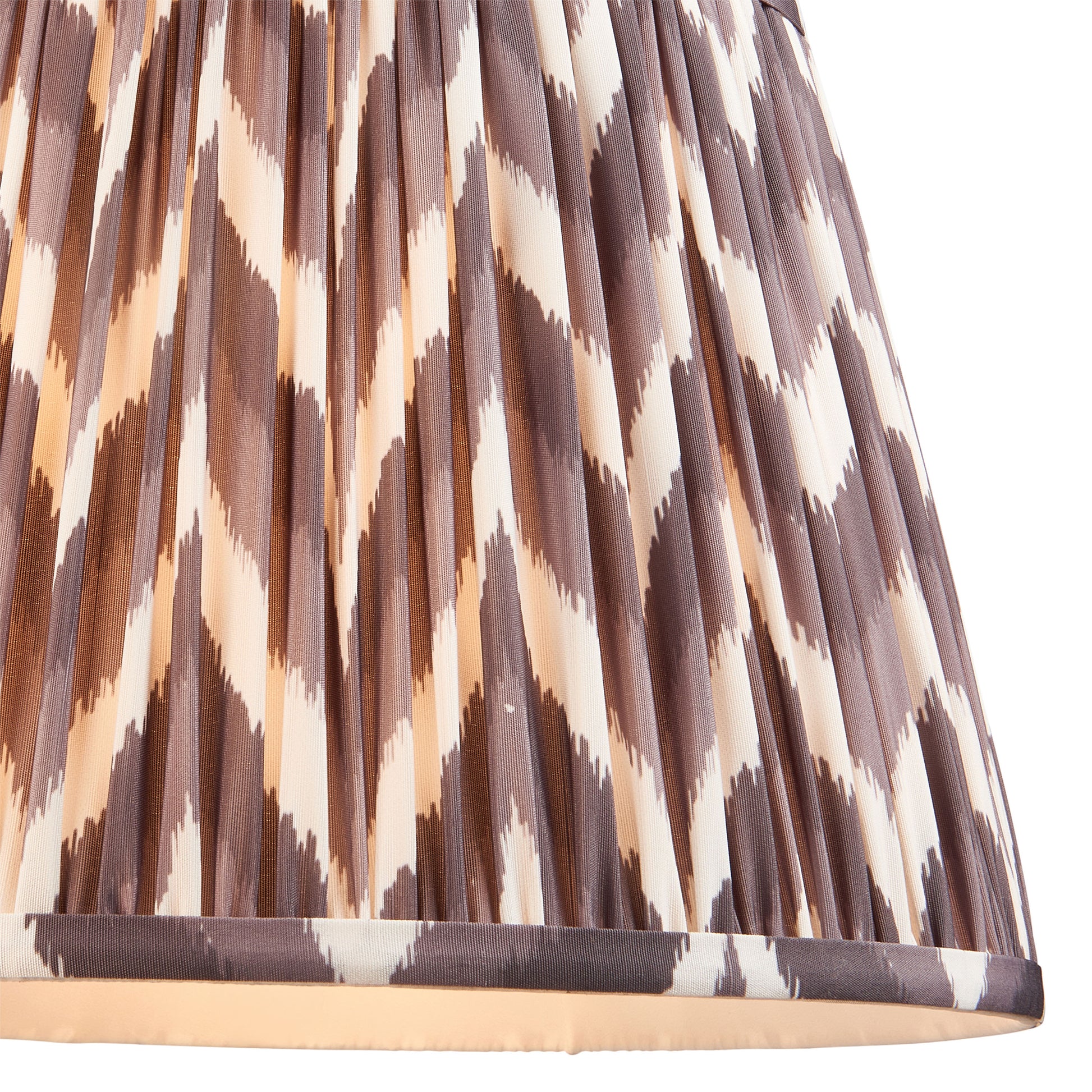 Zigzag Shade Pearl Grey Fabric 240x250x350mm – Grey