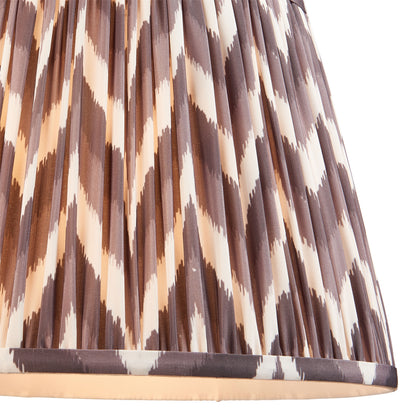 Zigzag Shade Pearl Grey Fabric 240x250x350mm – Grey