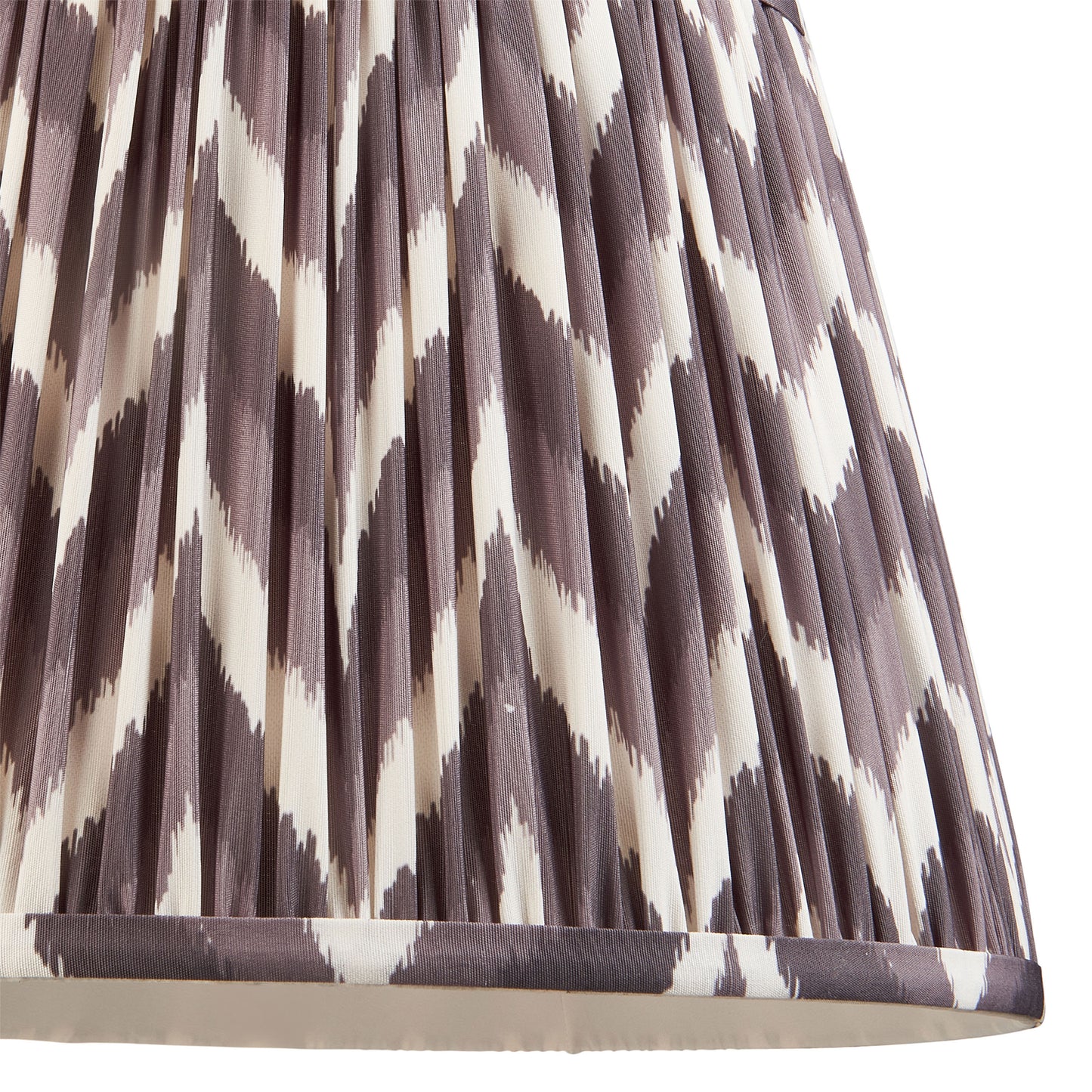 Zigzag Shade Pearl Grey Fabric 240x250x350mm – Grey
