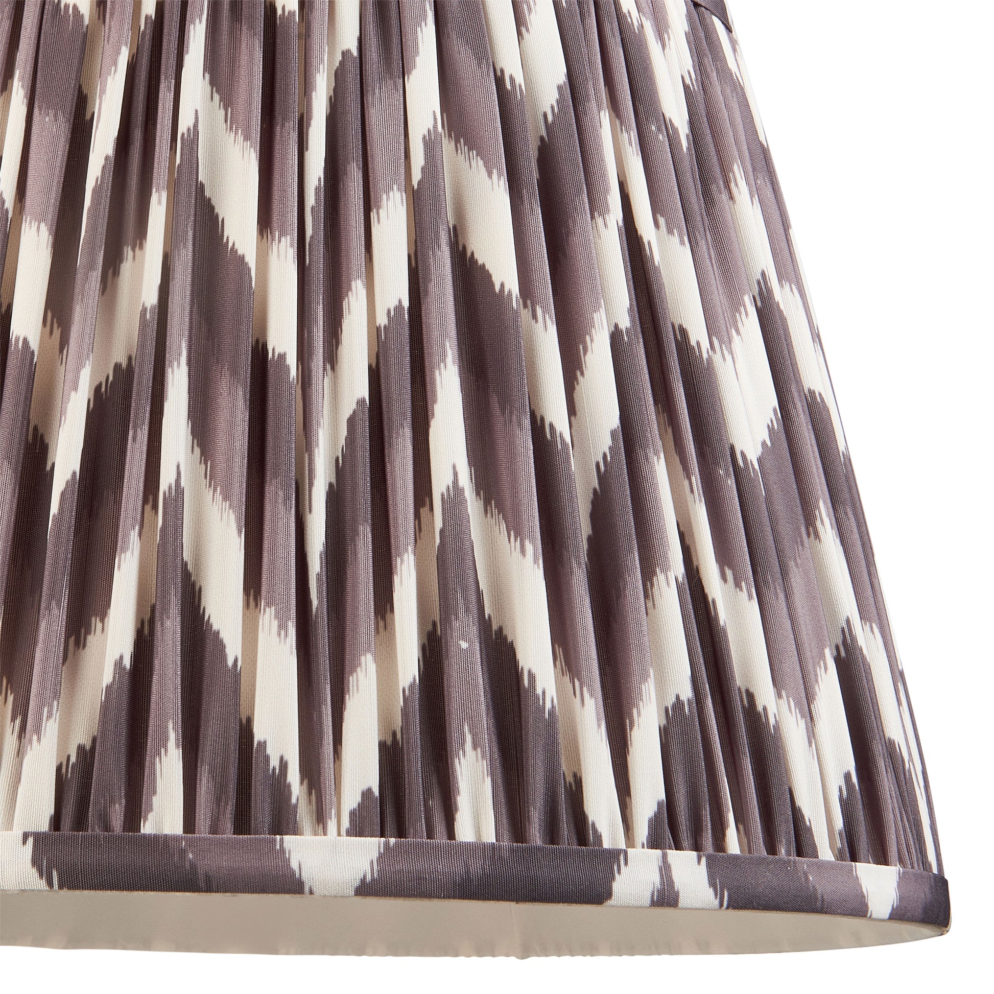 Zigzag Shade Pearl Grey Fabric 240x250x350mm – Grey