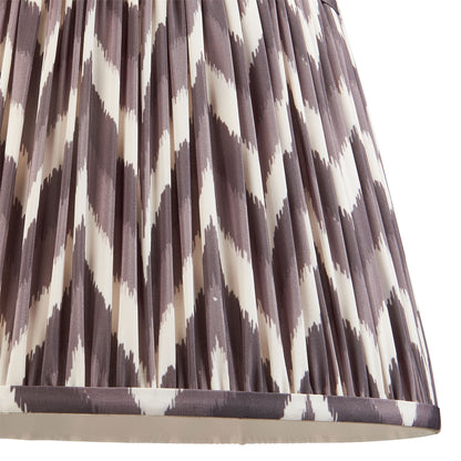 Zigzag Shade Pearl Grey Fabric 240x250x350mm – Grey