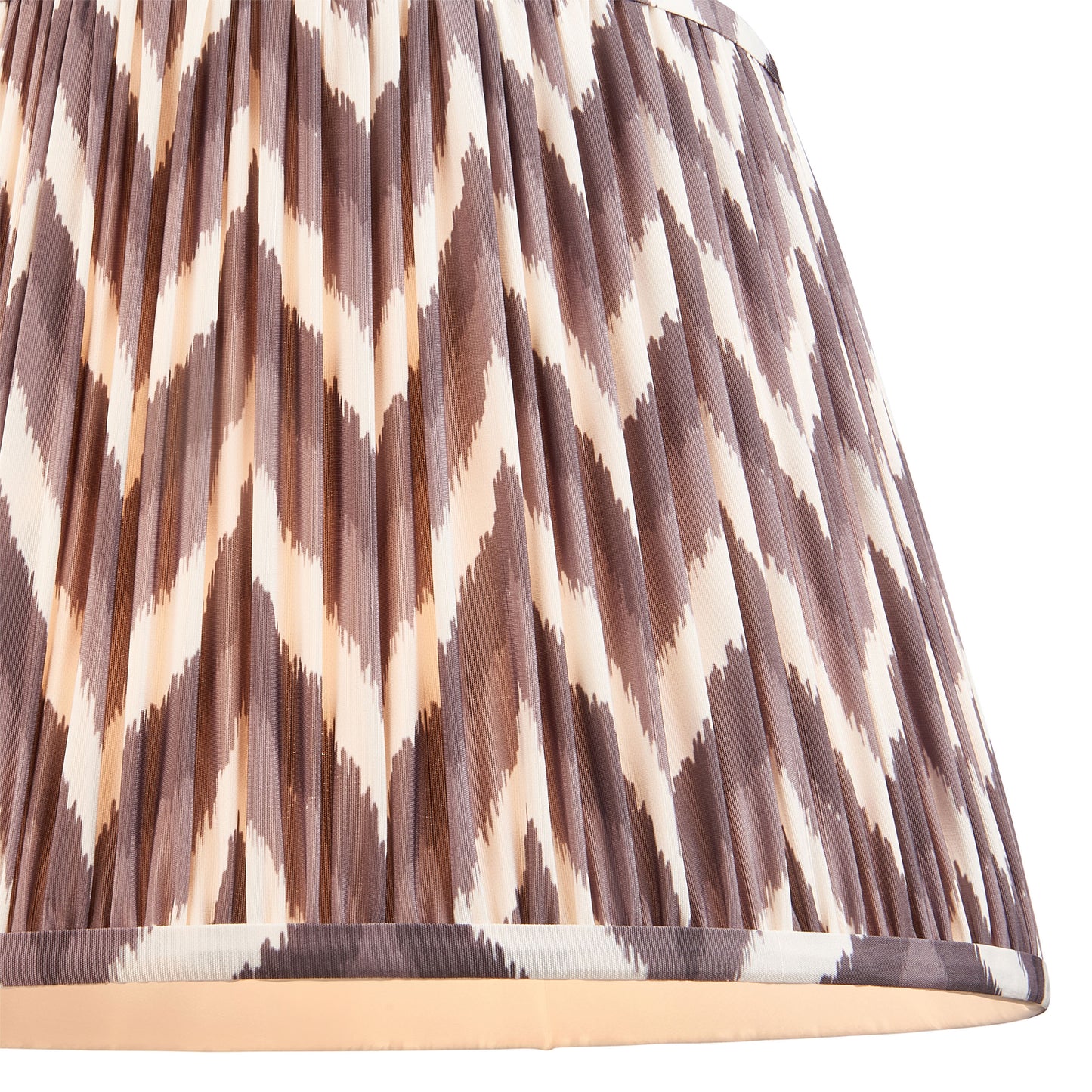 Zigzag Shade Pearl Grey Fabric 275x280x400mm – Grey