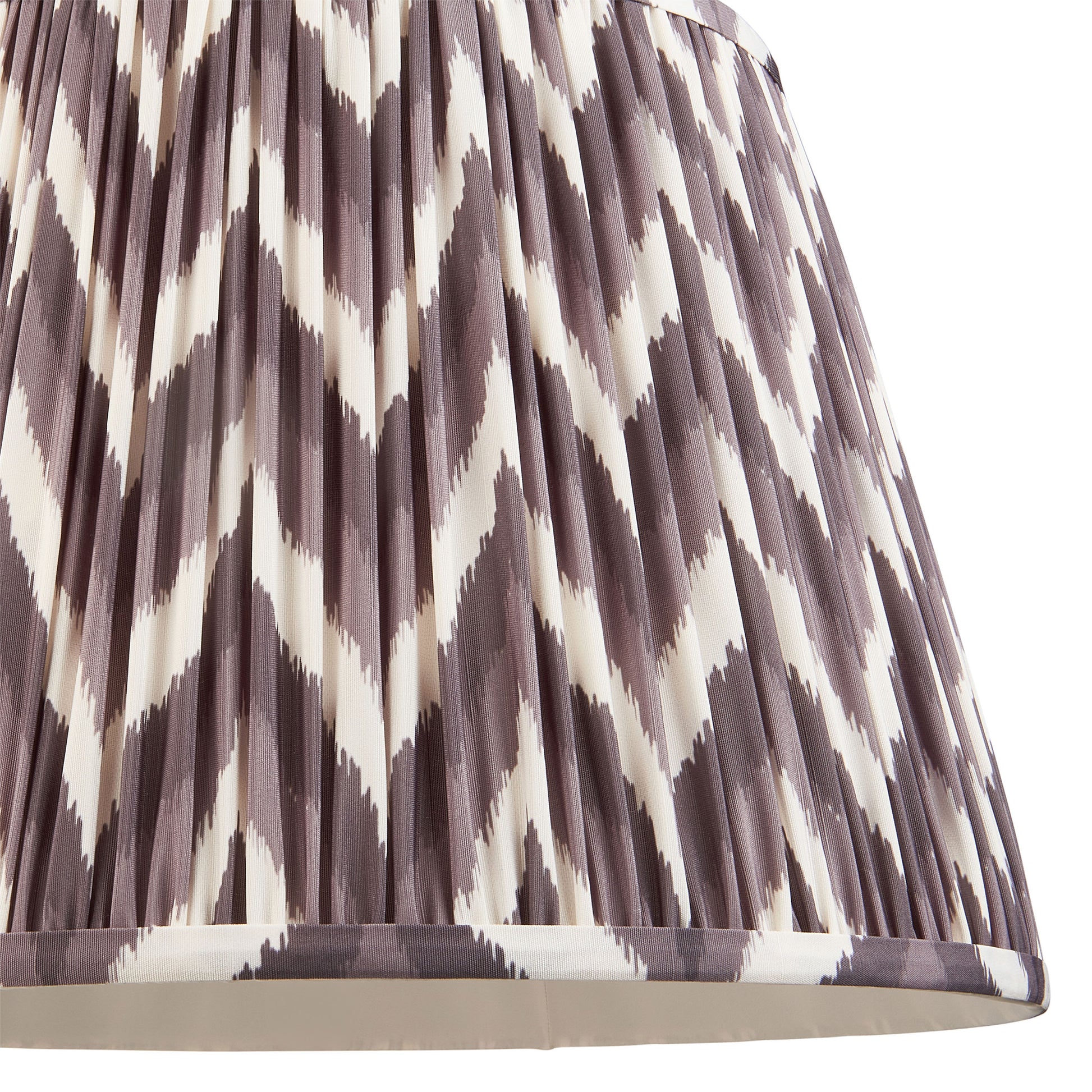 Zigzag Shade Pearl Grey Fabric 275x280x400mm – Grey