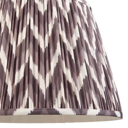 Zigzag Shade Pearl Grey Fabric 275x280x400mm – Grey