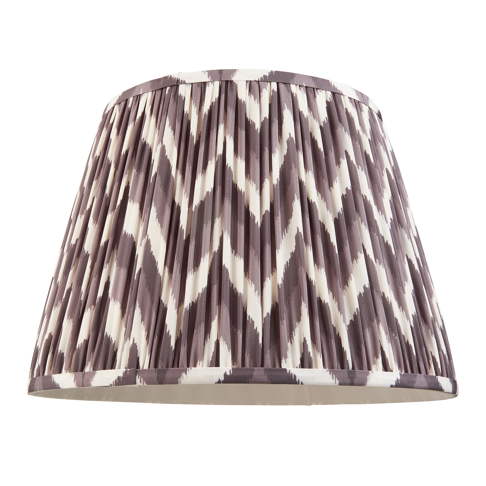 Zigzag Shade Pearl Grey Fabric 275x280x400mm – Grey