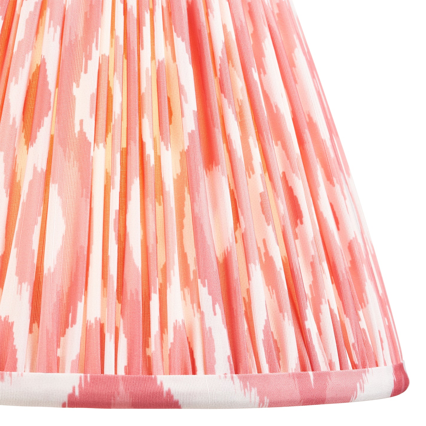 Ikat Shade Coral Pink Fabric 185x125x250mm – Pink