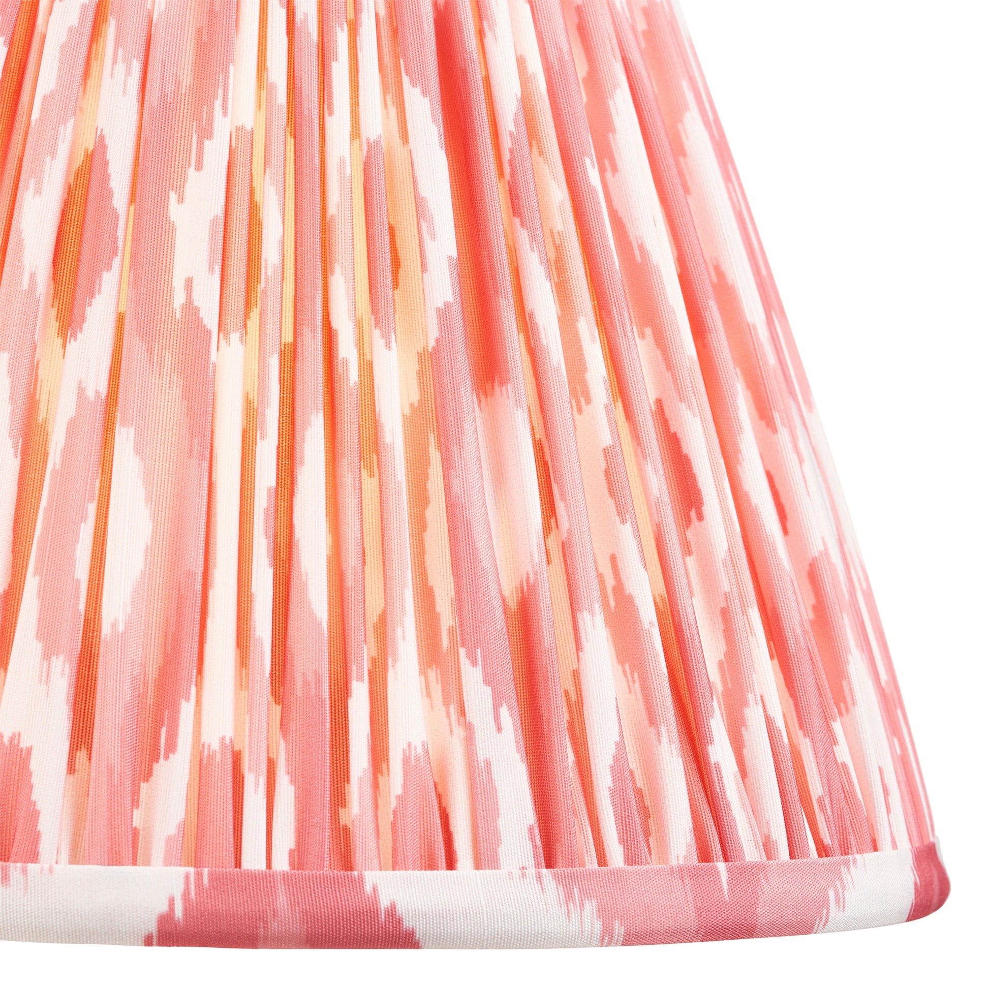 Ikat Shade Coral Pink Fabric 185x125x250mm – Pink