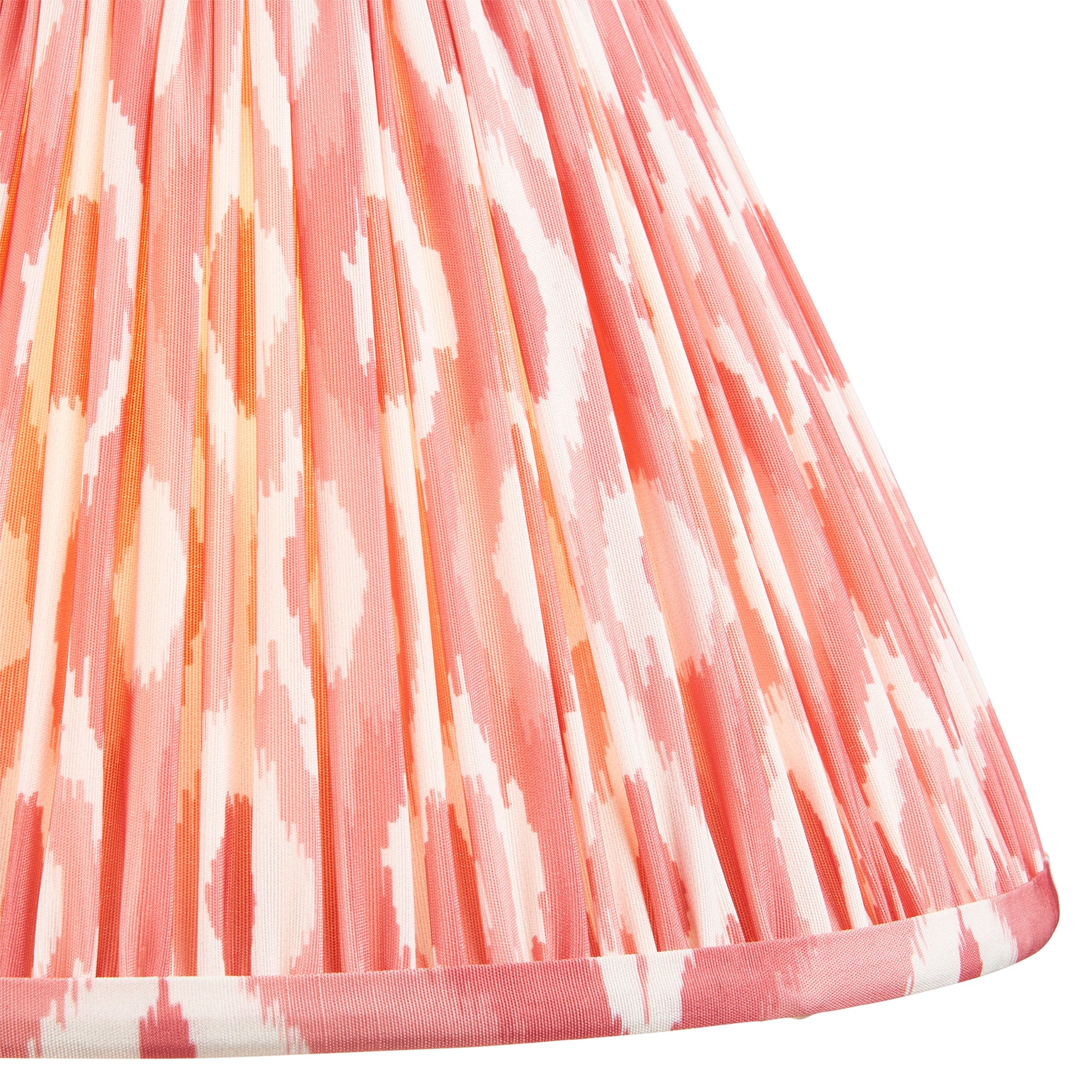 Ikat Shade Coral Pink Fabric 180x140x300mm – Pink
