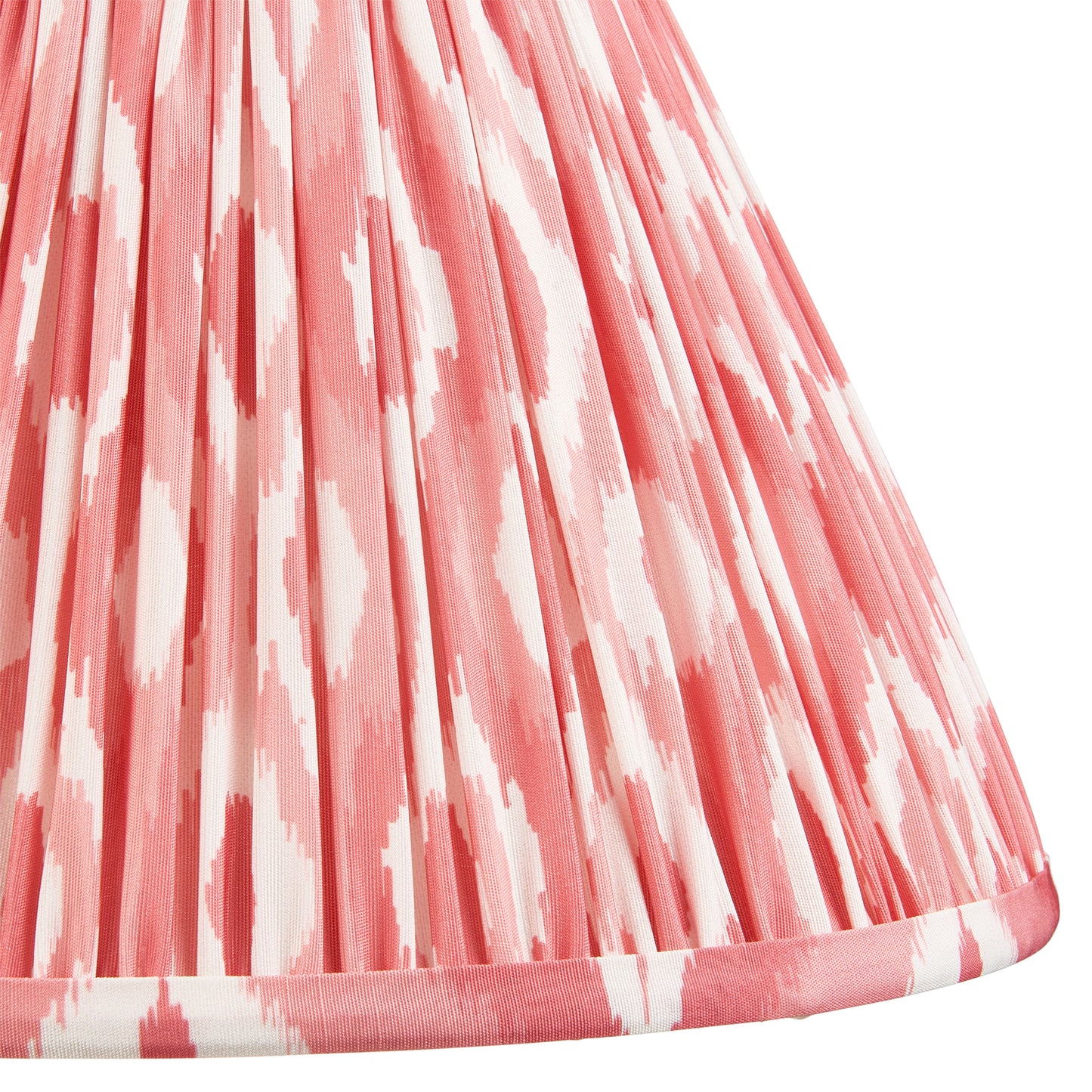 Ikat Shade Coral Pink Fabric 180x140x300mm – Pink