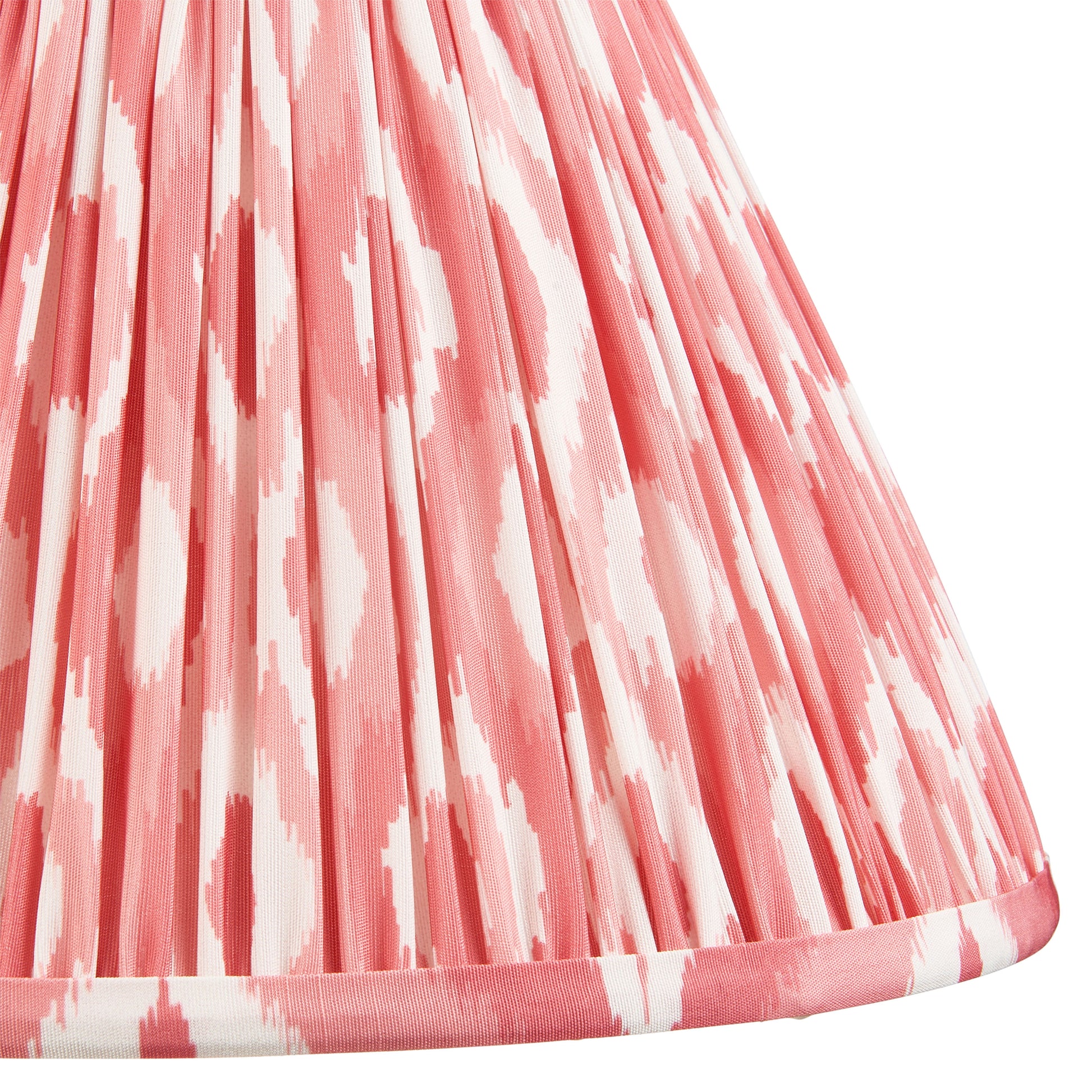 Ikat Shade Coral Pink Fabric 180x140x300mm – Pink