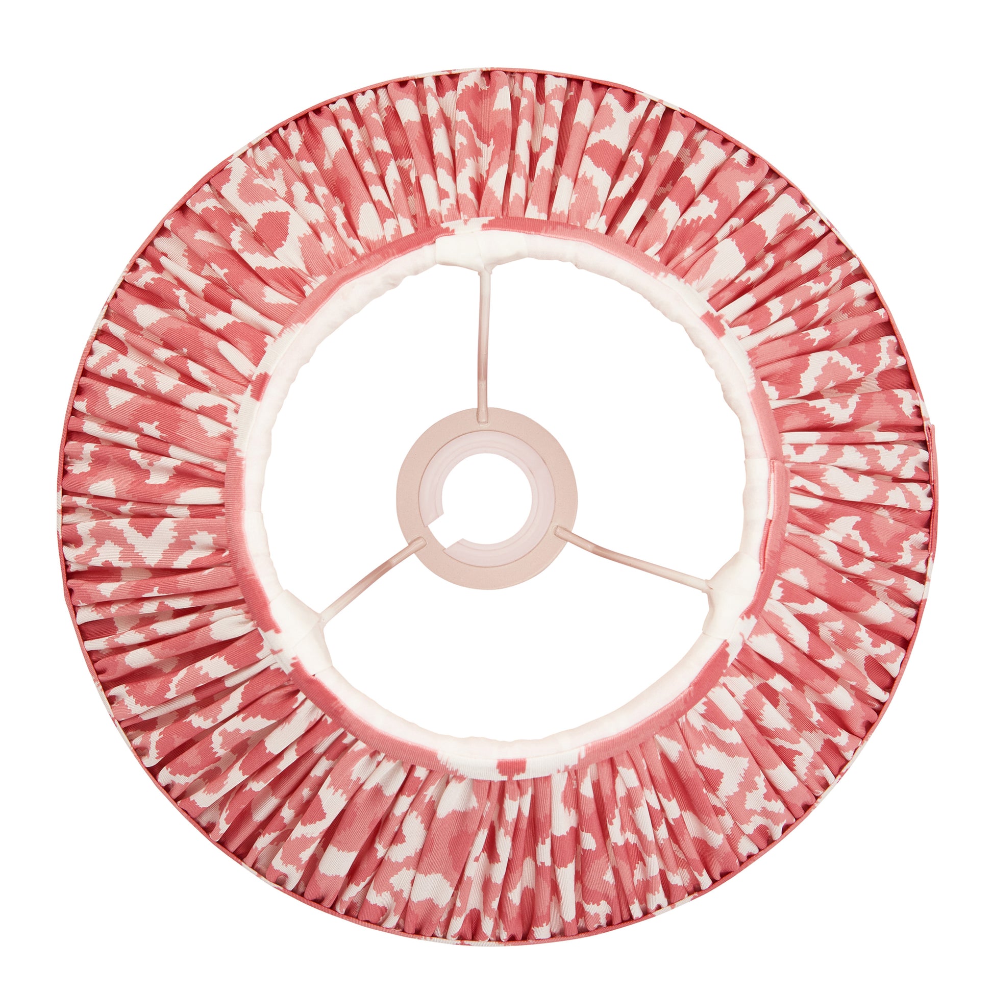 Ikat Shade Coral Pink Fabric 180x140x300mm – Pink