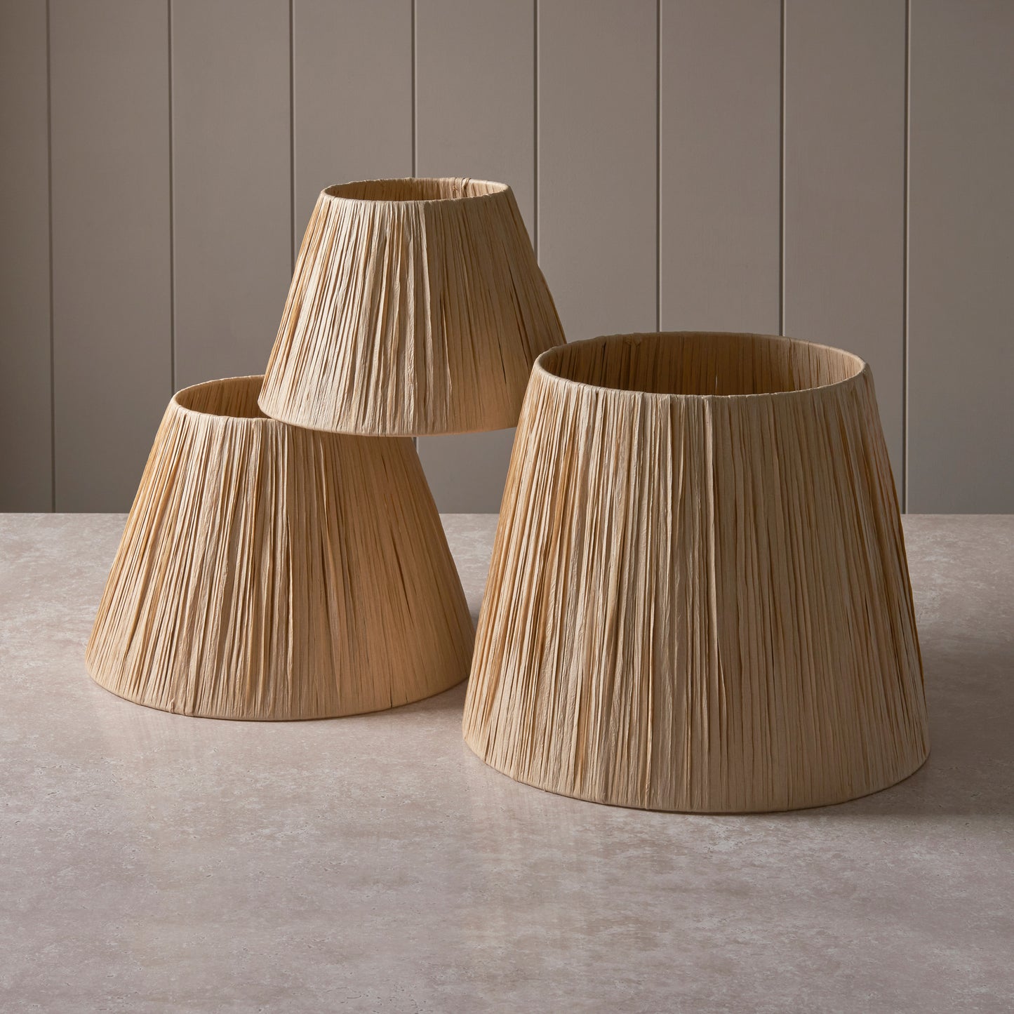 Raffia Tapered Shade Natural 260x230x320mm – Natural