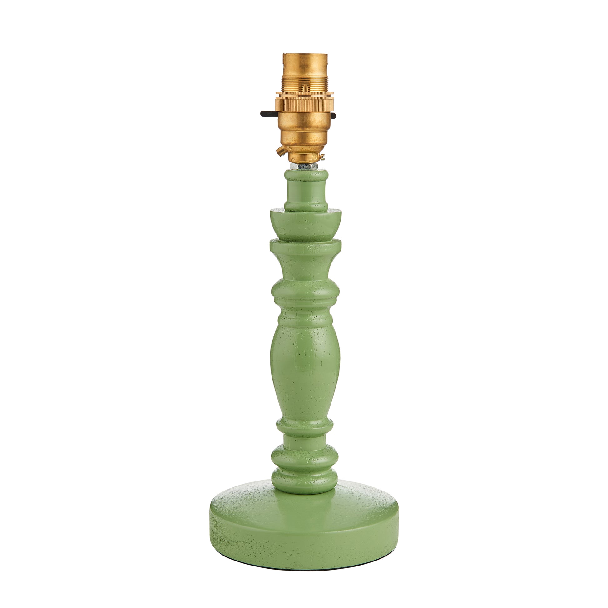 Bibury Table Lamp Base Satin Cotswold Green Paint – Green