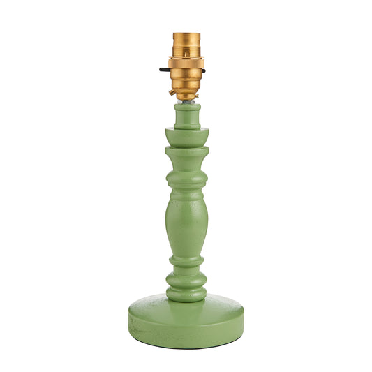 Bibury Table Lamp Base Satin Cotswold Green Paint – Green