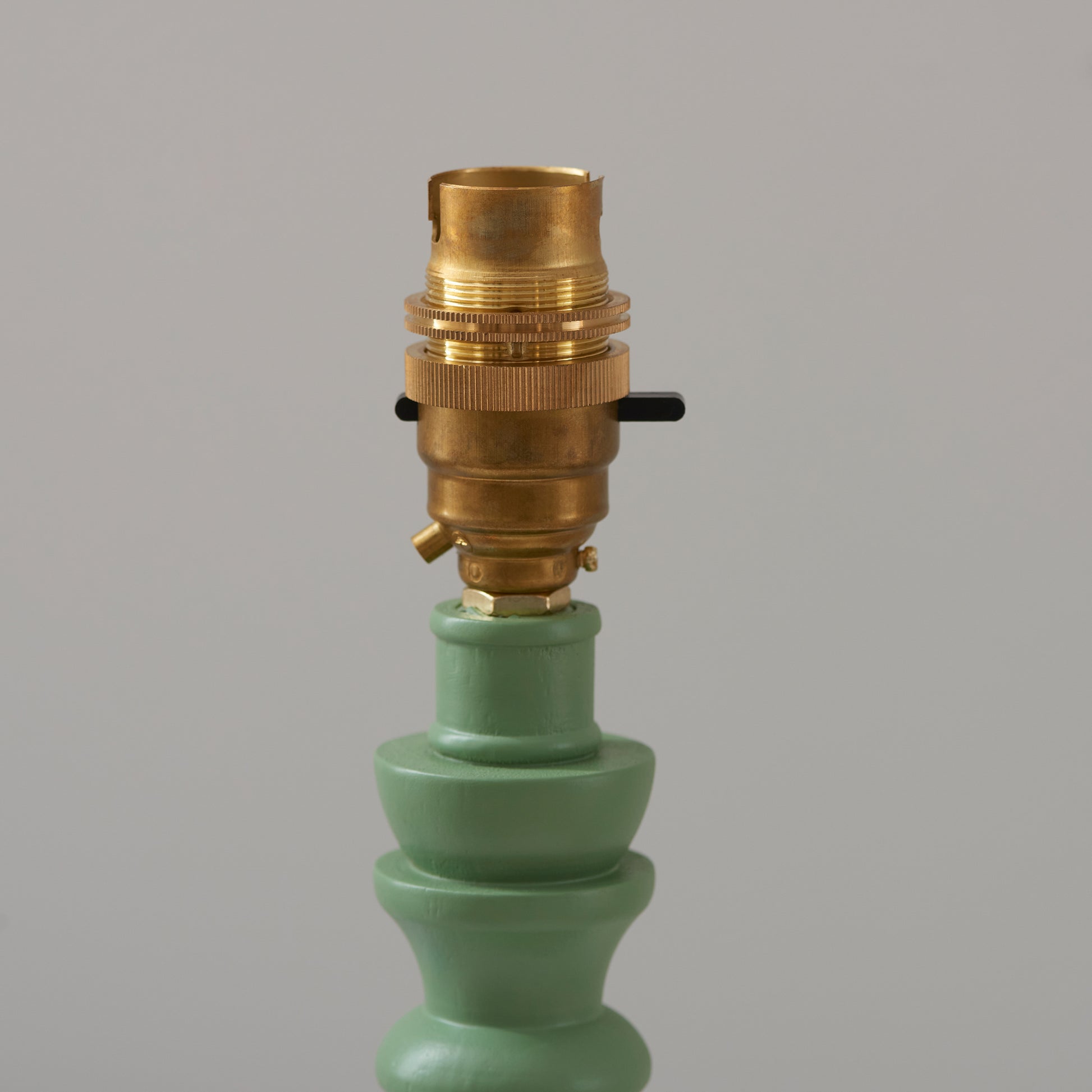 Bibury Table Lamp Base Satin Cotswold Green Paint – Green