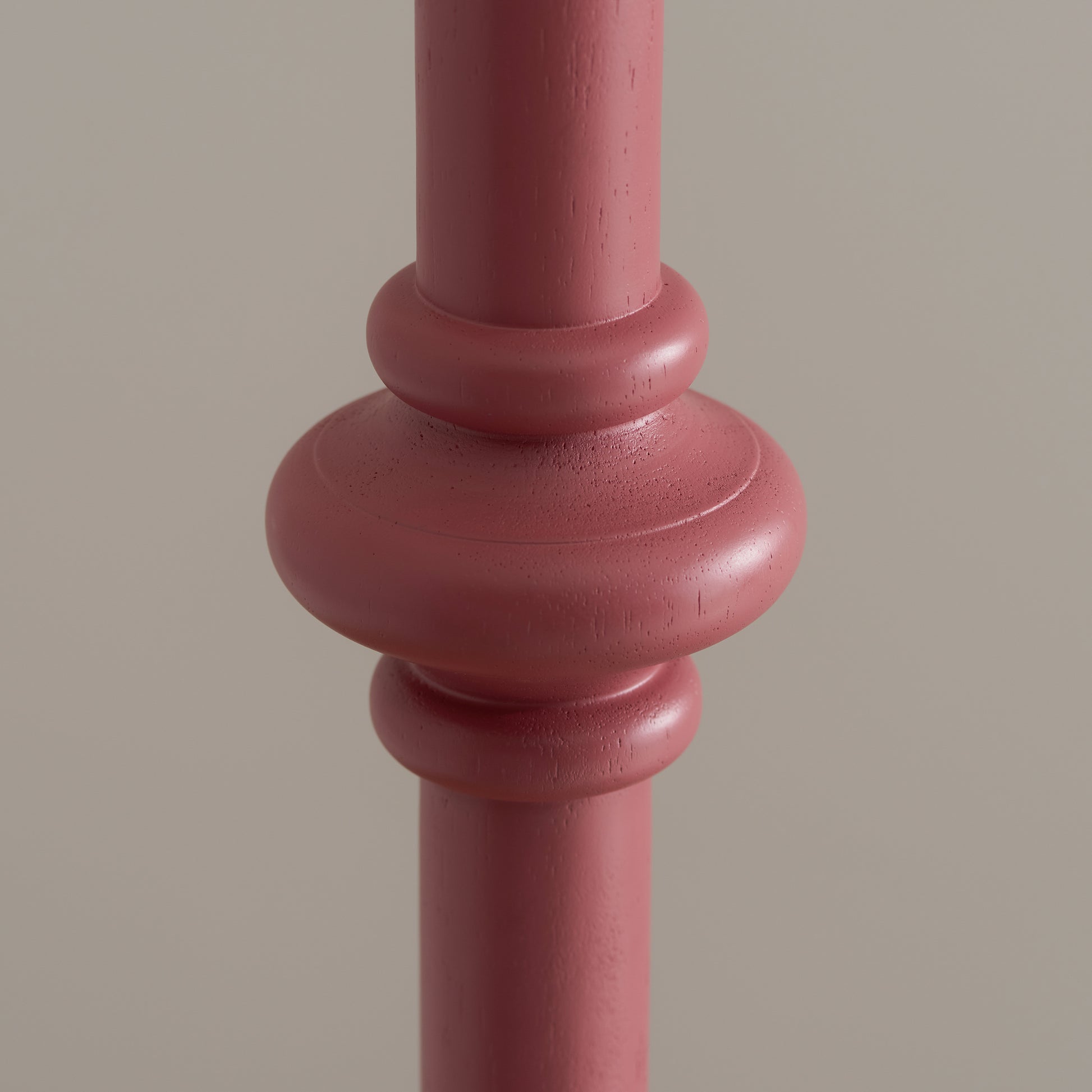 Carnaby Floor Lamp Base Satin Pink Clay – Pink