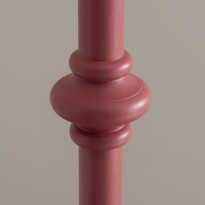 Carnaby Floor Lamp Base Satin Pink Clay – Pink