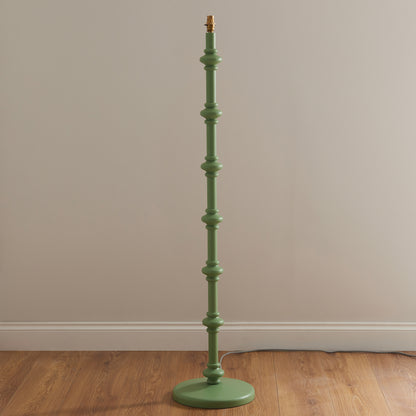 Carnaby Floor Lamp Base Satin Cotswold Green – Green