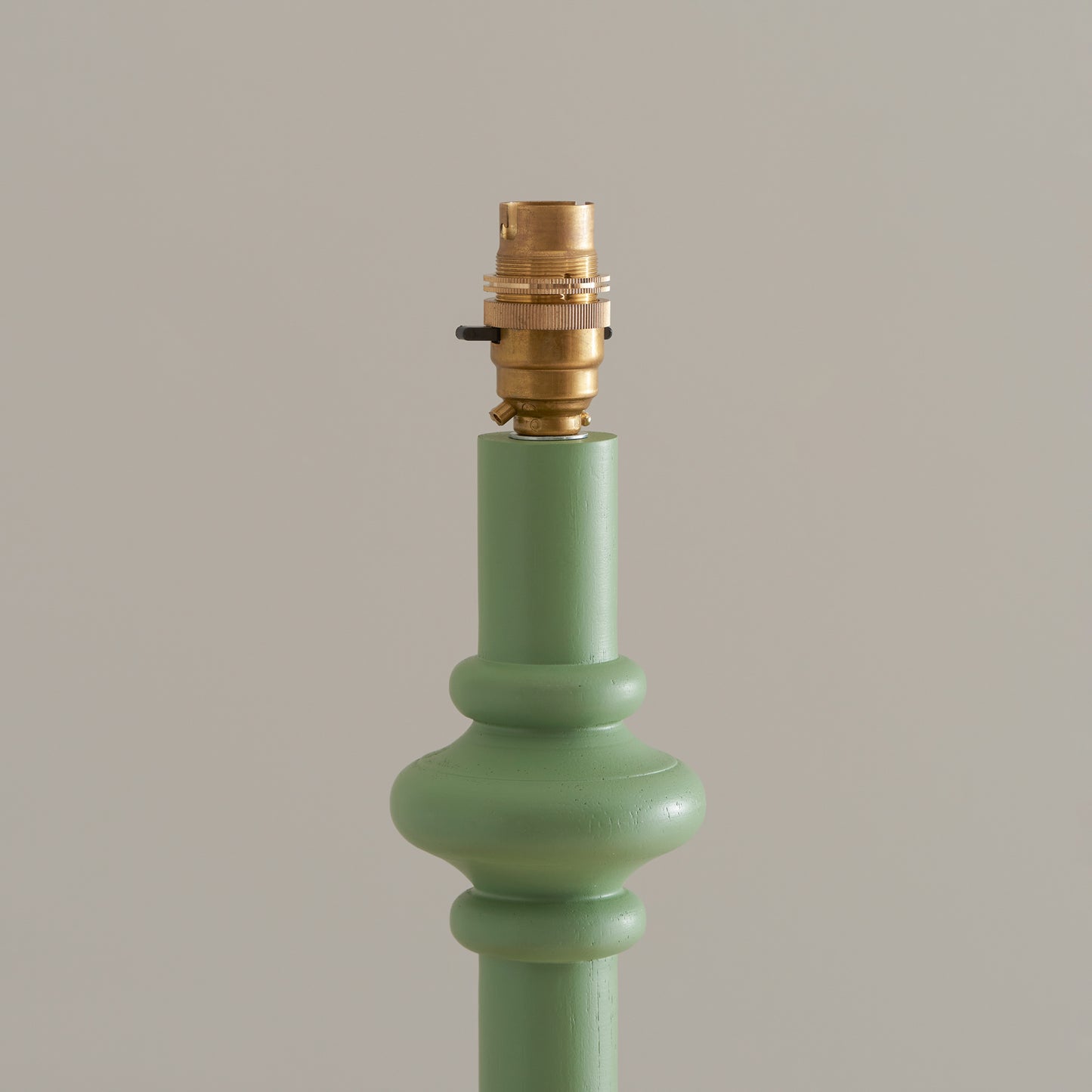 Carnaby Floor Lamp Base Satin Cotswold Green – Green