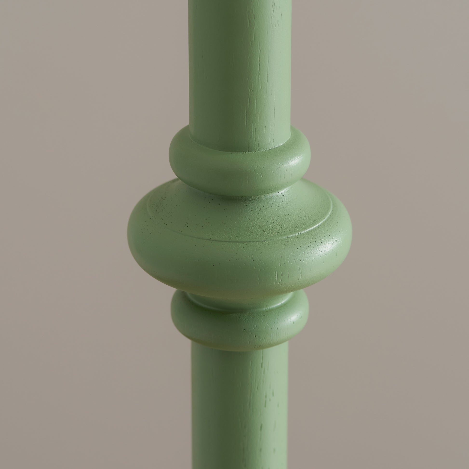 Carnaby Floor Lamp Base Satin Cotswold Green – Green