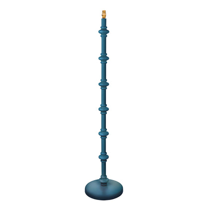Carnaby Floor Lamp Base Satin Marlin Blue – Blue