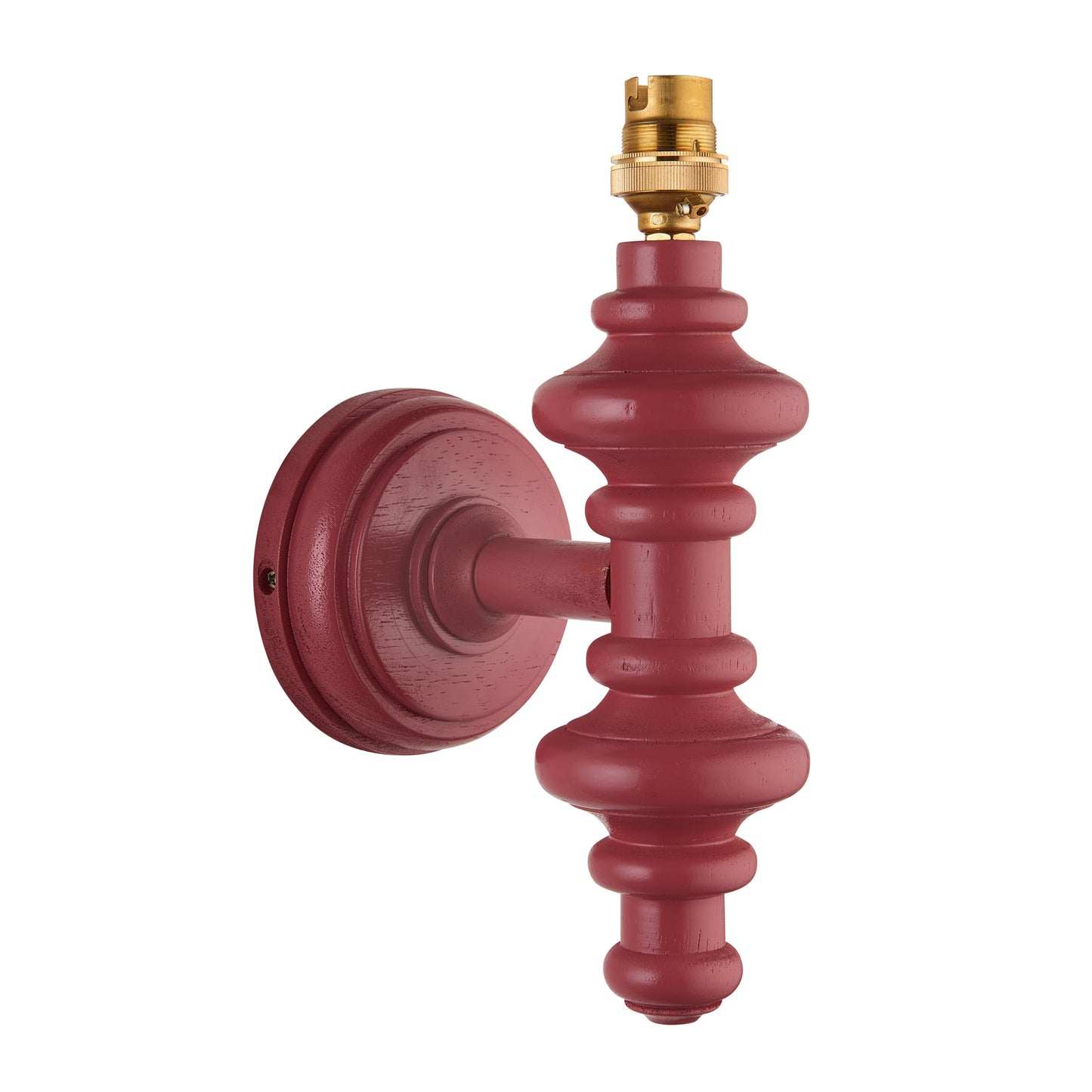 Carnaby Wall Light Fitting Satin Pink Clay – Pink