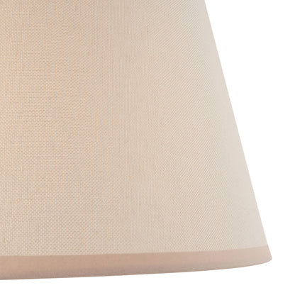 Ivy Shade Almond White Fabric 240x250x350mm – White