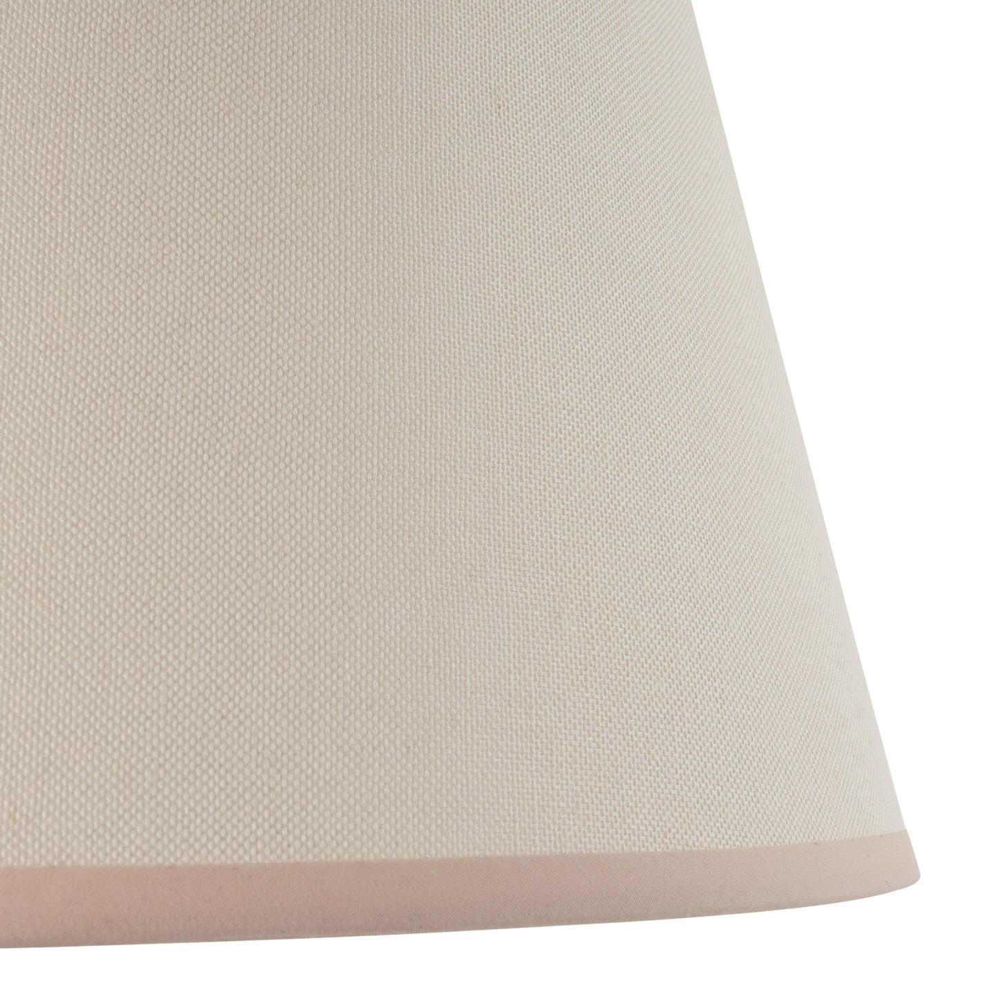 Ivy Shade Almond White Fabric 240x250x350mm – White