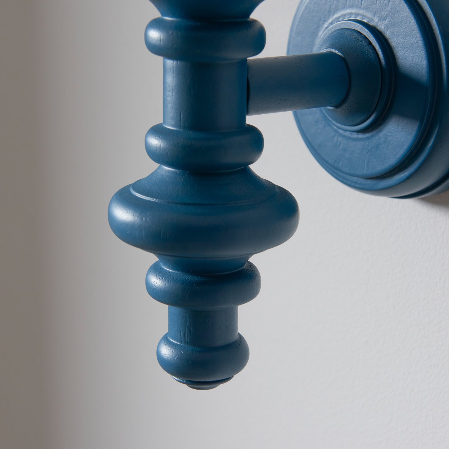 Carnaby Wall Light Fitting Satin Marlin Blue – Blue