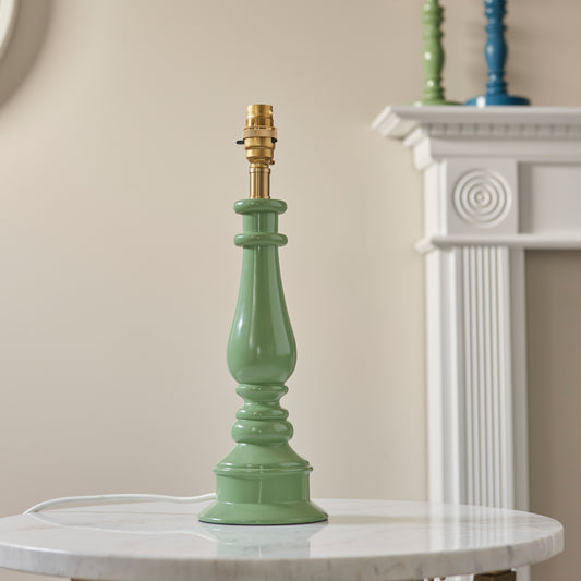 Myrtle Table Lamp Base Cotswold Green – Green